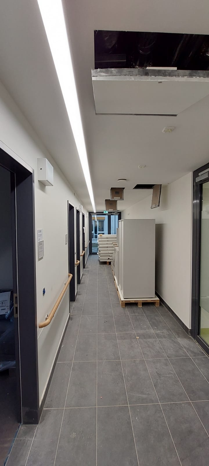 Fotografia z realizácie · Klinikum- Fürth · 2