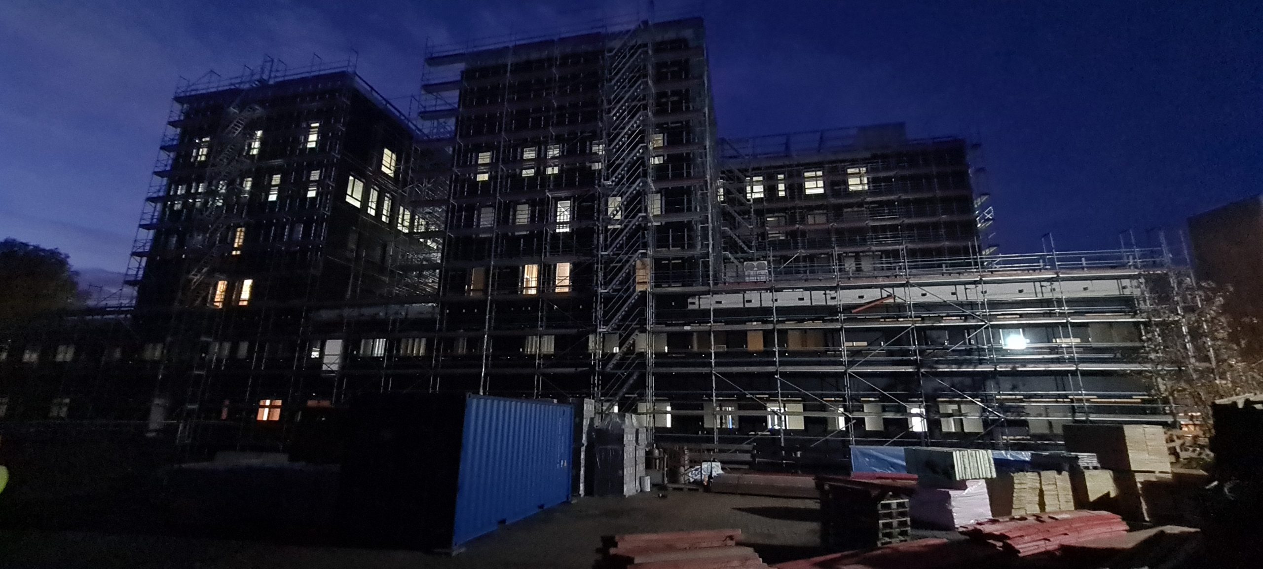 Fotografia z realizácie · Krankenhaus - Köln