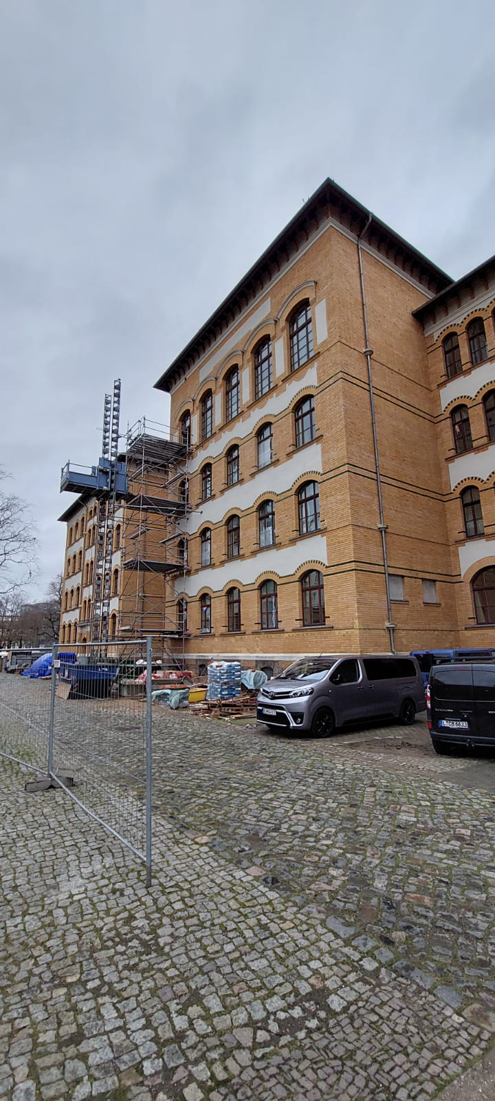 Fotografia z realizácie · Schule - Leipzig