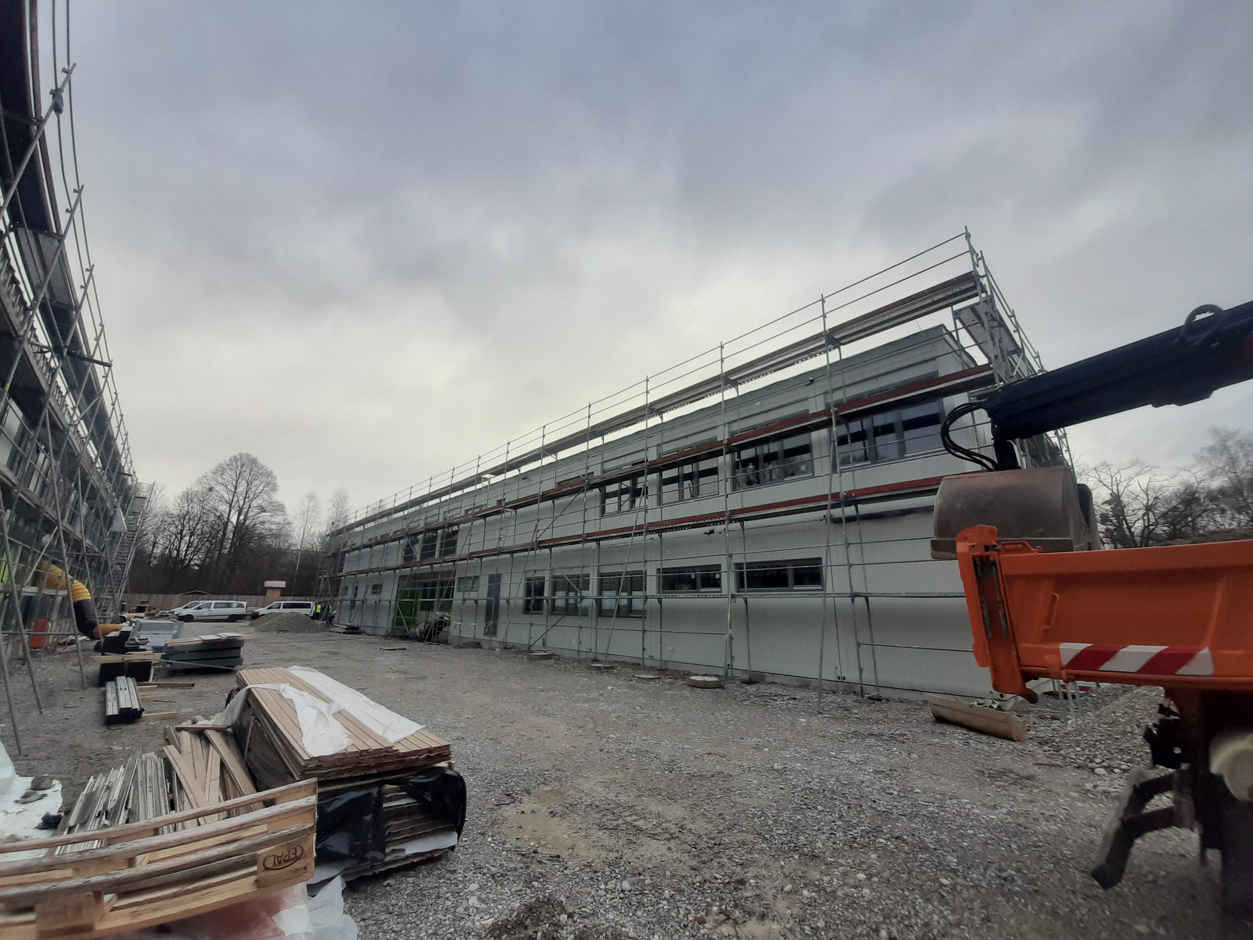 Fotografia z realizácie · Modul Gebäude - Schule - München · 2